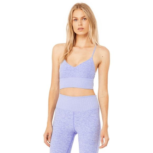 Alo Yoga Other - Alo Yoga Alosoft Lavish Bra Periwinkle Heather Size XS